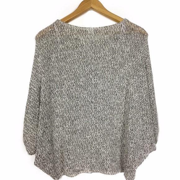 Foreign Exchange Heathered Grey Bat Wing Top - Picture 2 of 6